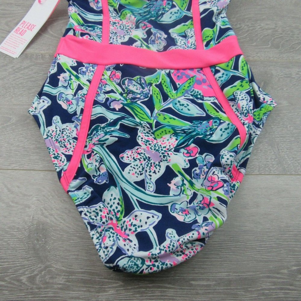 Lilly Pulitzer Palma Sway This Way Deep Sea Navy 4 - Picture 6 of 12